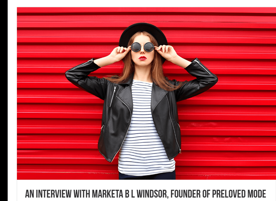 Preloved Mode article by Vents Magazine Marketa Barborikova Linden Windsor