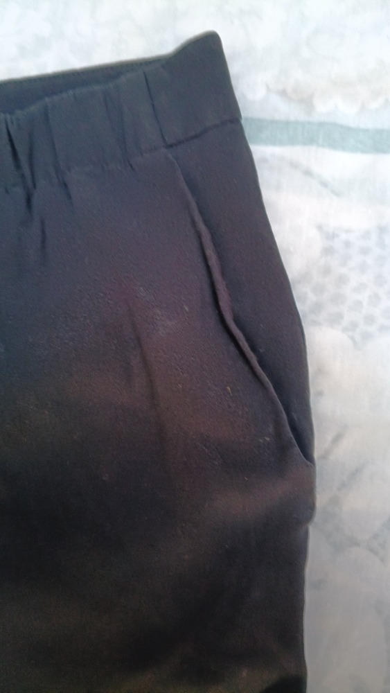 Black drawstring trousers by Alexander Wang