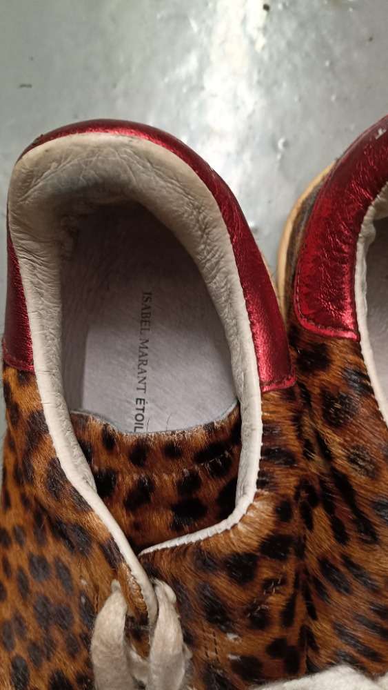 leopard print trainers by Isabel Marant
