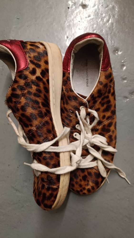 leopard print trainers by Isabel Marant