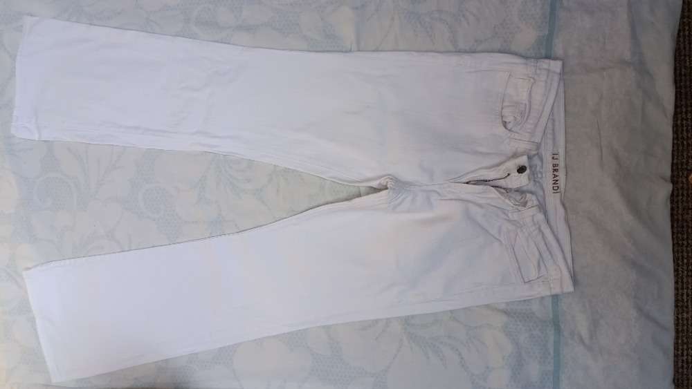White bootcut jeans by J Brand