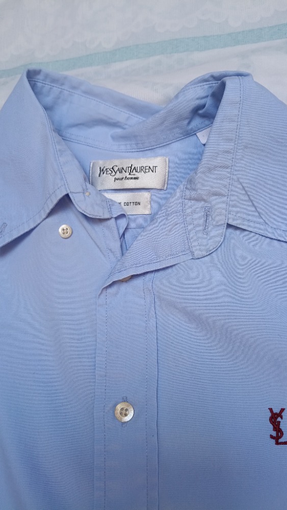 Light blue shirt by Saint Laurent