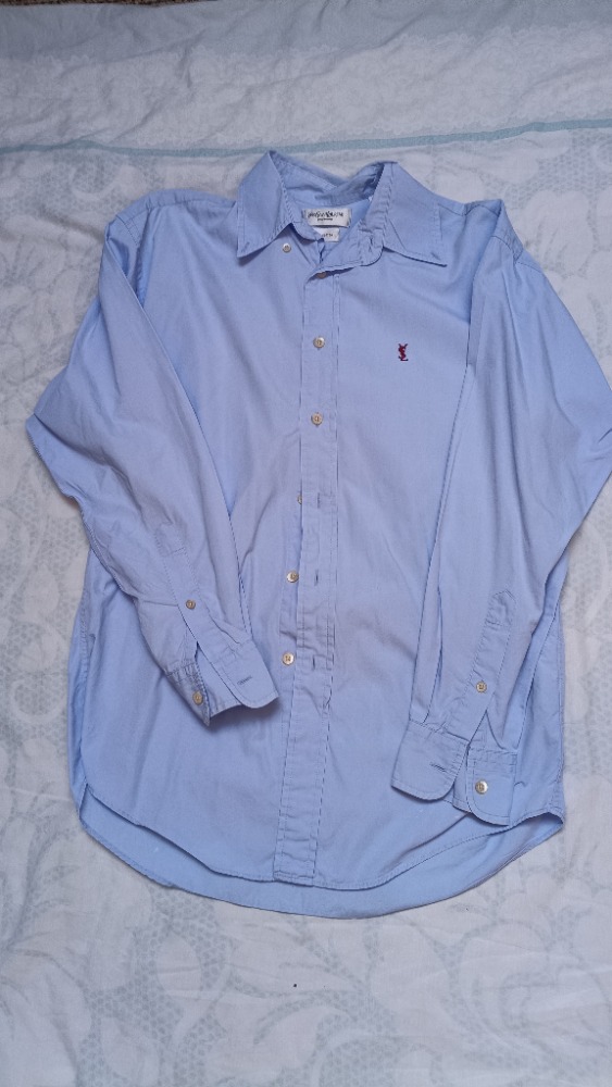 Light blue shirt by Saint Laurent