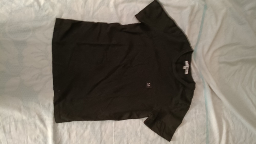 Acne black cropped t-shirt