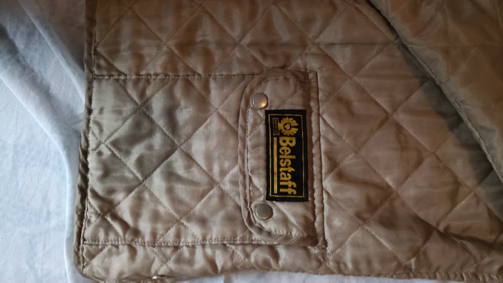 Quilted beige jacket by Belstaff