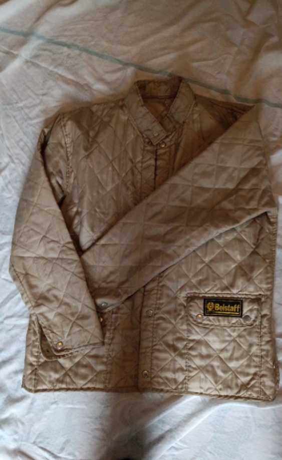 Quilted beige jacket by Belstaff