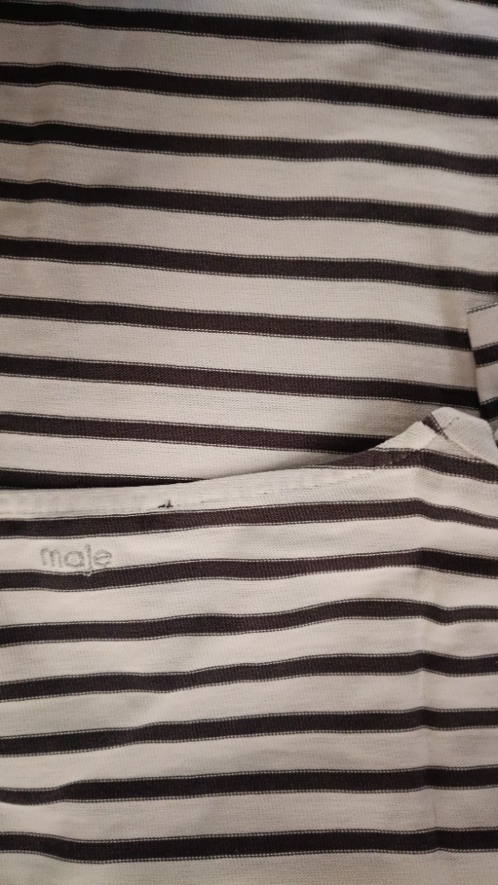 Breton top with stripes by Maje