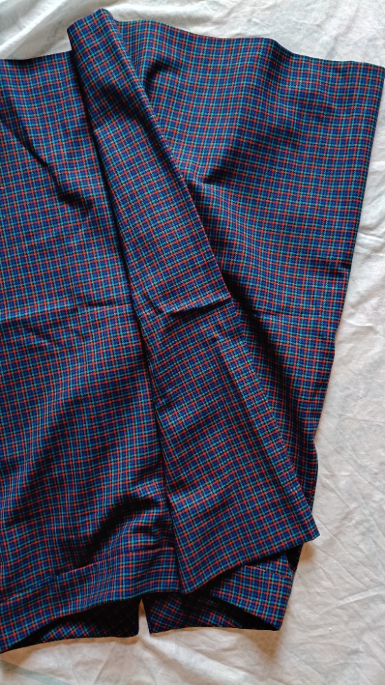 Checked midi skirt with asymmetrical wrap detail by Missoni