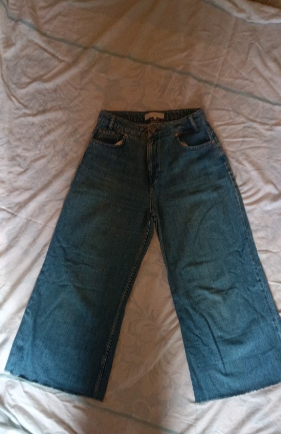 Palazzo denim wide leg jeans by Mother of Pearl