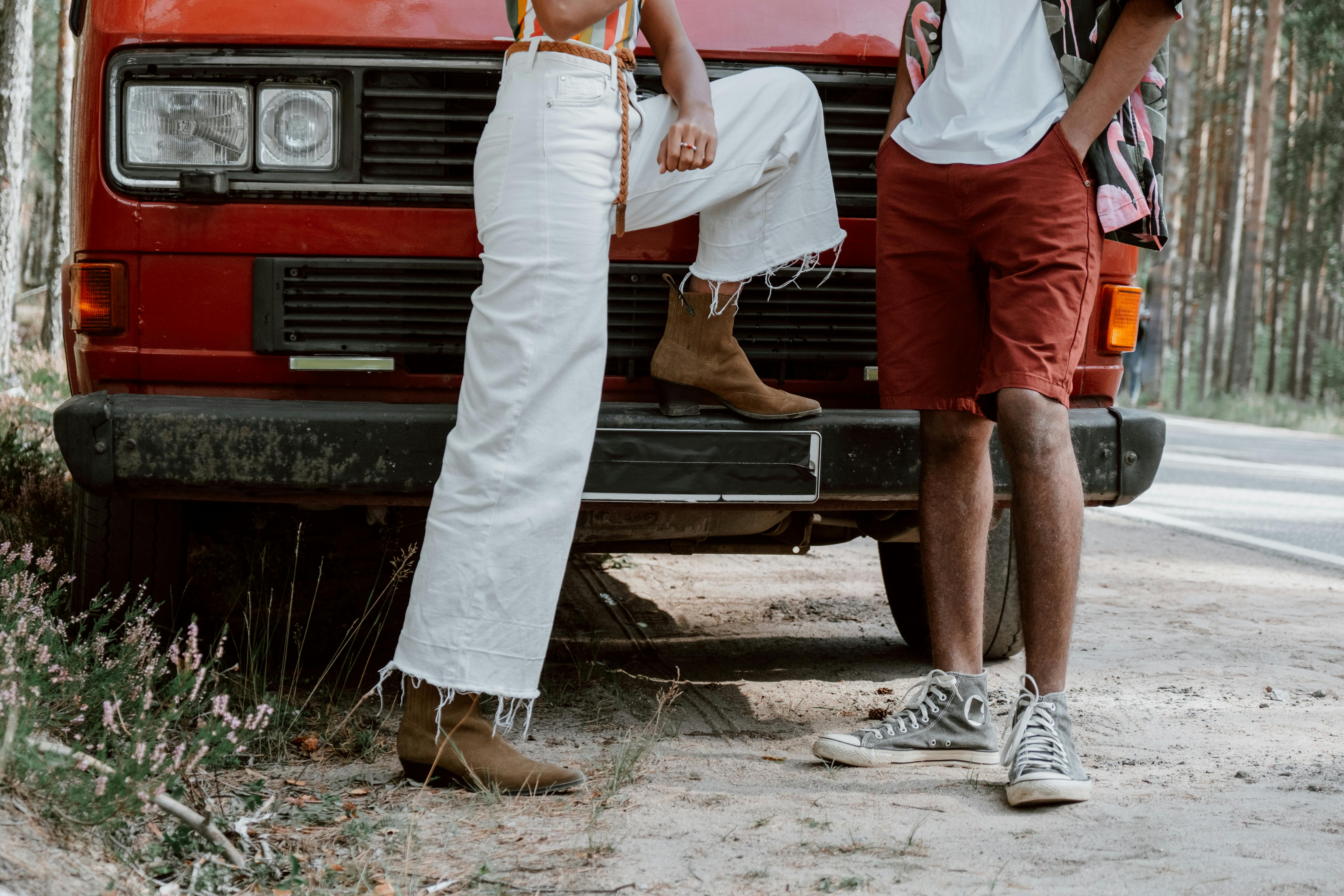 White jeans