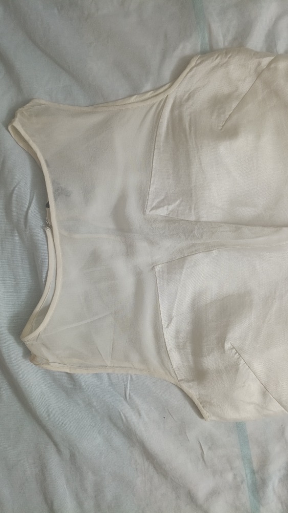 Raoul 100% Silk Minimalist white Gown