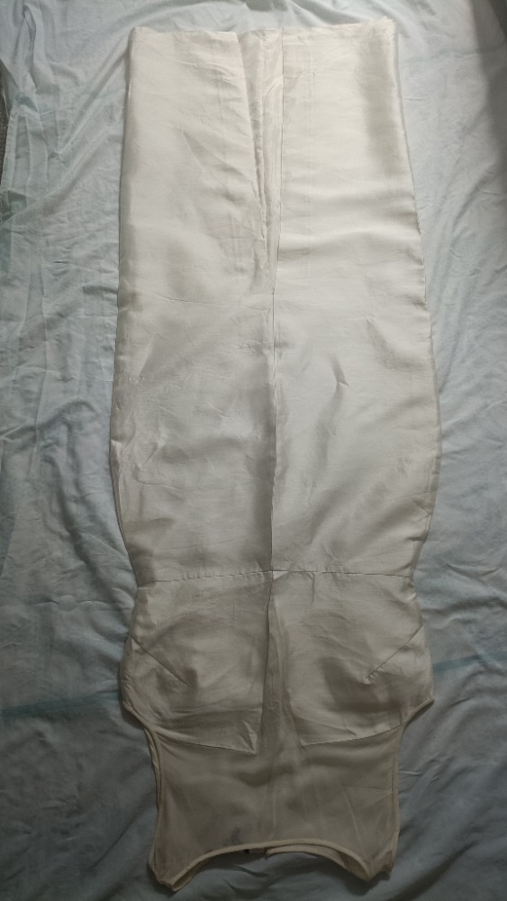 Raoul 100% Silk Minimalist white Gown