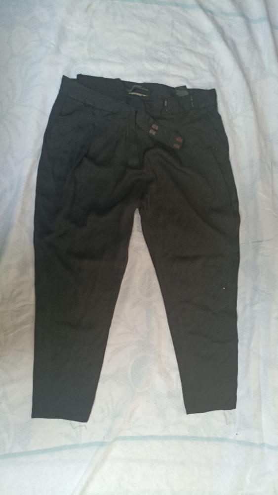 Black tapered trousers by All Saints