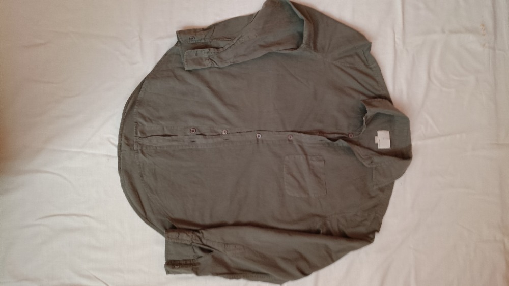 Khaki green buttoned down shirt by Band of Bandits