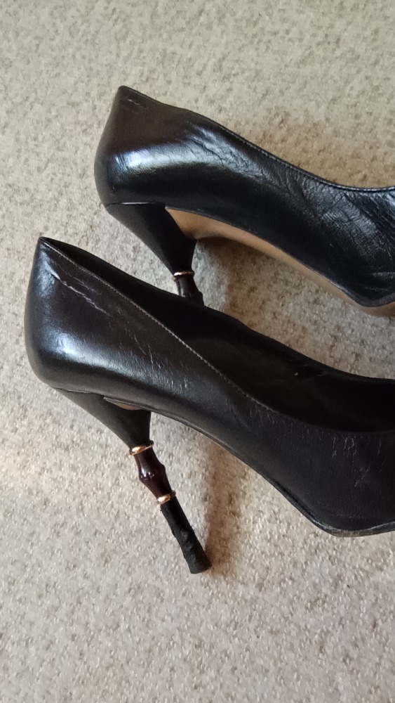 Black pumps Bamboo by Gucci